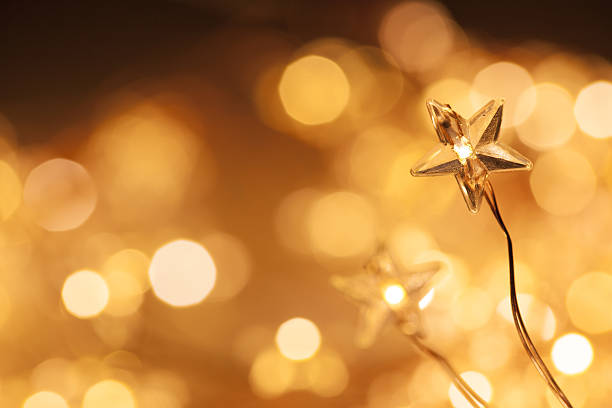 istock Christmas star lights  close-up 488540426