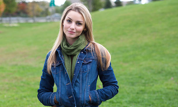 young woman outdoors