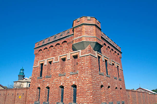 istock Historic Military Fort Queenscliffe and Old Lighthouse 488550600