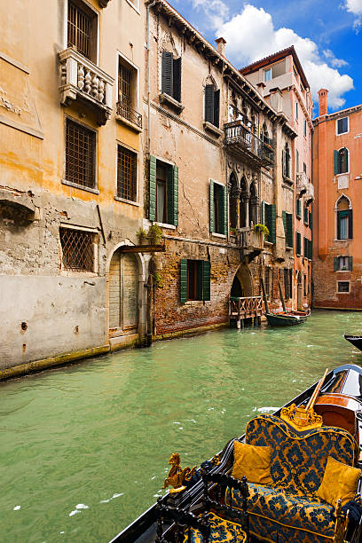 istock Canal and Gondola in Venice - Italy 488554300