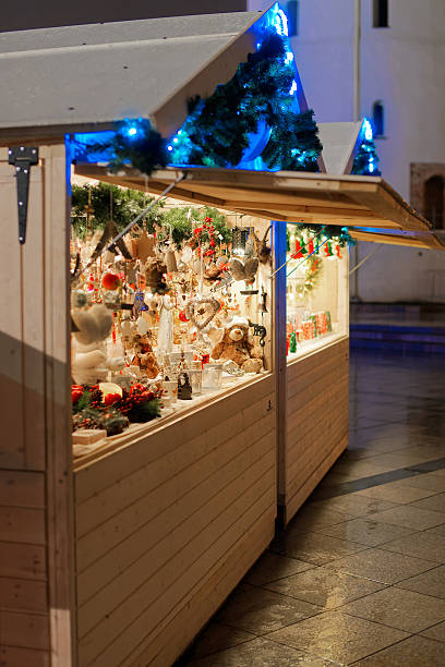 istock Market Square at night with the Christmas tree 488555010