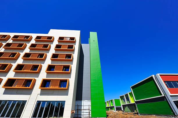 istock Urban construction and the sunrise 488556398