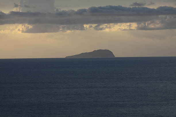 istock Sunset from the island of Ventotene 488556992