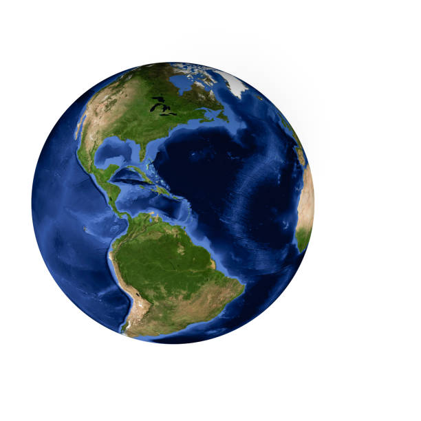 istock Planet earth in July-Western Hemisphere 488557231