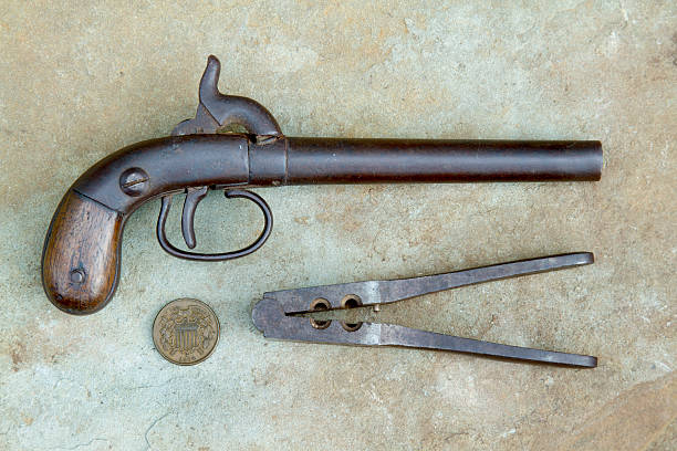 Civil War Boot Pistol - Gun with Bullet Mold