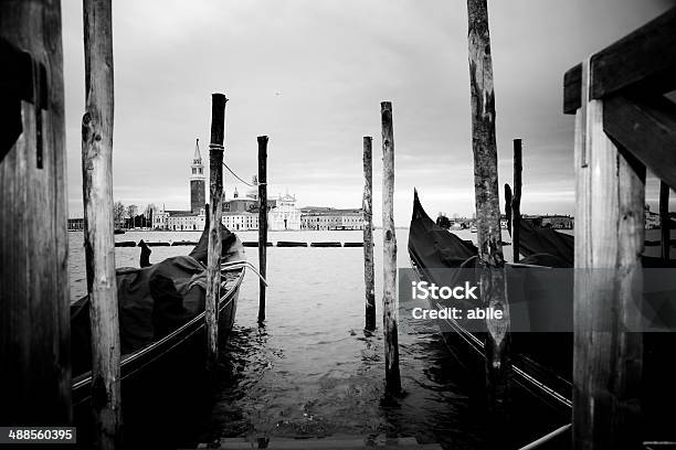 Venezianischen Gondeln Stockfoto und mehr Bilder von Bugeisen - Bugeisen, Canale Grande - Venedig, Fotografie