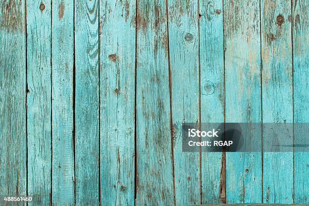 Shabby Wood Background Stock Photo - Download Image Now - Wood - Material, Beach, Turquoise Colored