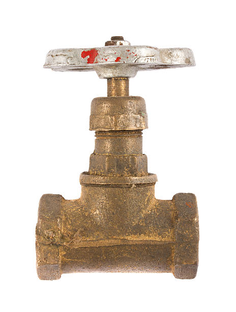 istock Old used water valve 488561986
