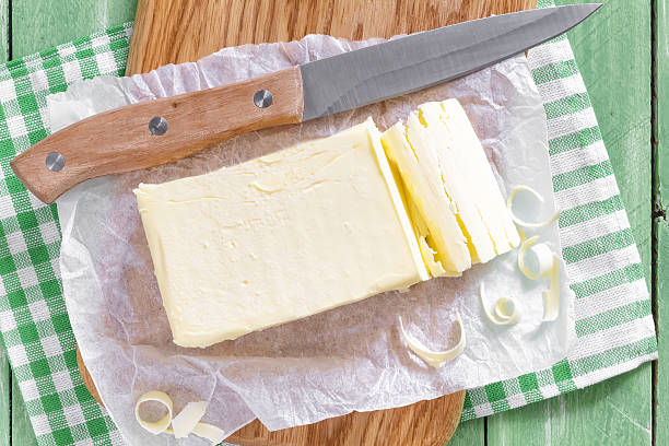 Butter Butter butter margarine isolated portion stock pictures, royalty-free photos & images