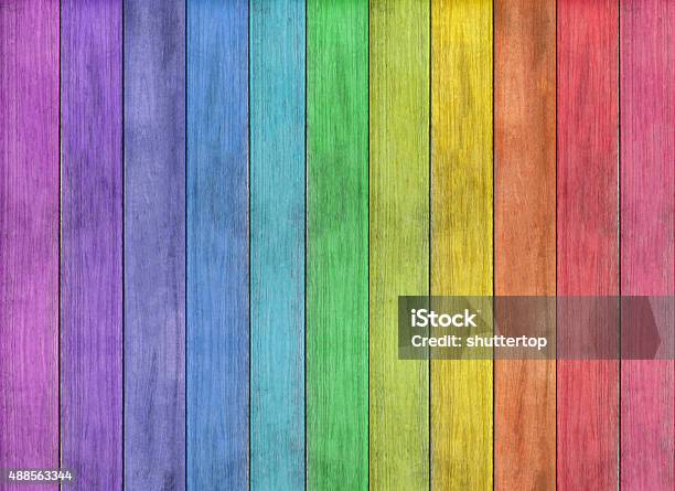 Colorful Wood Texture Background Stock Photo - Download Image Now - 2015, Abstract, Antique