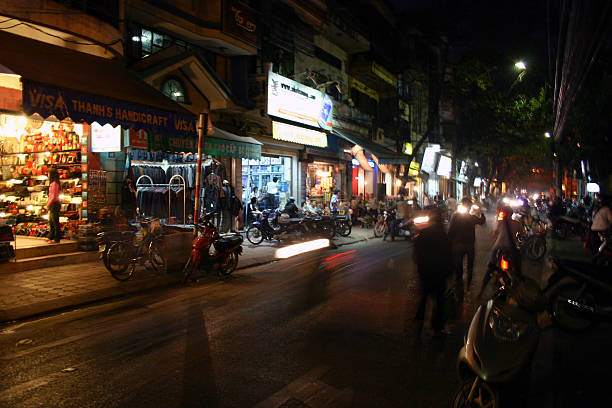 istock Night scene in Hanoi, Vietnam. 488565266