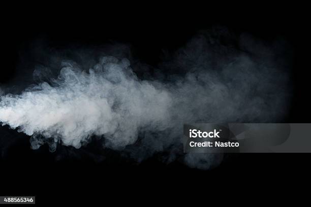 Smoke Stock Photo - Download Image Now - Smoke - Physical Structure, Smoking - Activity, Black Background