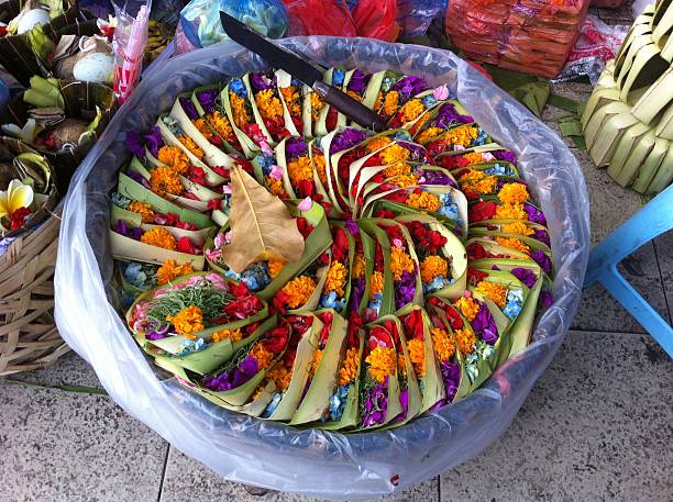 istock Bali markets colourful Hindu offerings 488566856