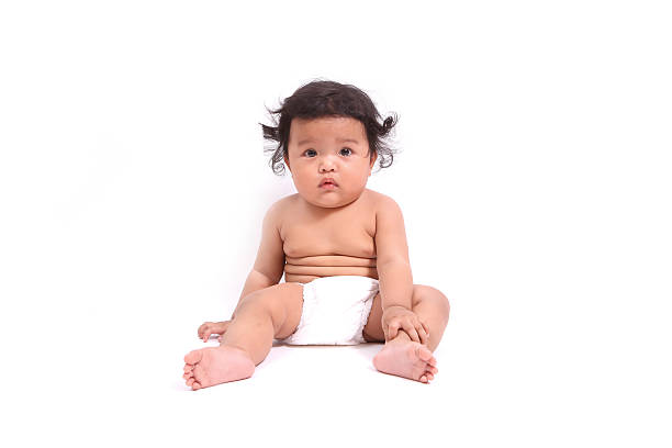 istock Cute baby girl 488571887