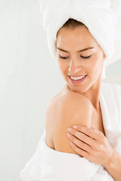 istock Woman in the bathroom 488574947