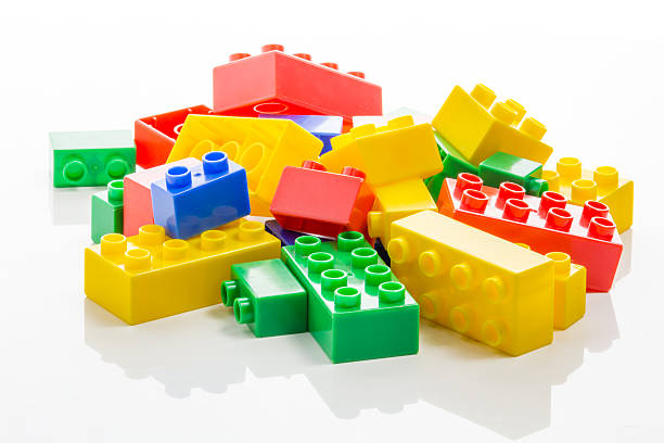 istock Pile of colorful plastic bricks 488576090