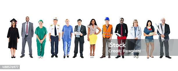 Group Of Multiethnic Diverse Mixed Occupation People Stock Photo - Download Image Now