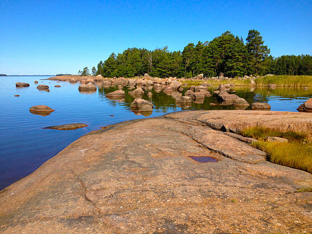 istock Rocks of a finnish bay 488577438