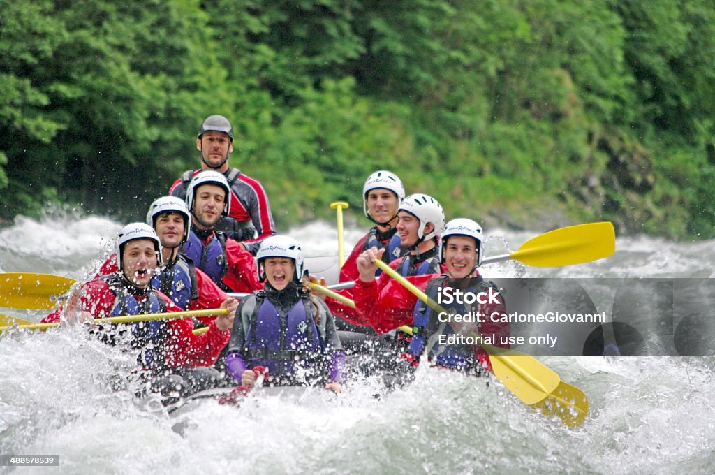 White Water Rafting in Colorado - Stock Image Colorado, USA - June 19, 2010: White Water Rafting in Colorado Rafting Stock Photo