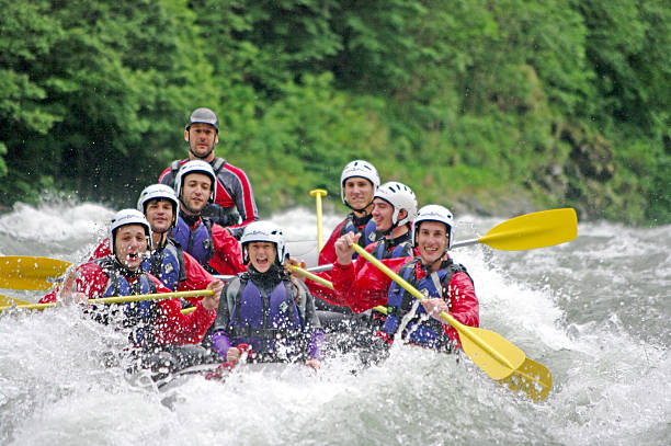 rafting no colorado-imagem stock - rafting rapid colorado river - fotografias e filmes do acervo