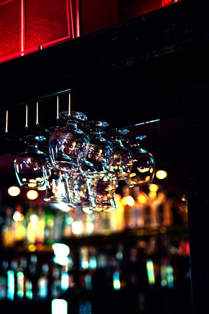 istock glasses and bottles in the bar 488578565