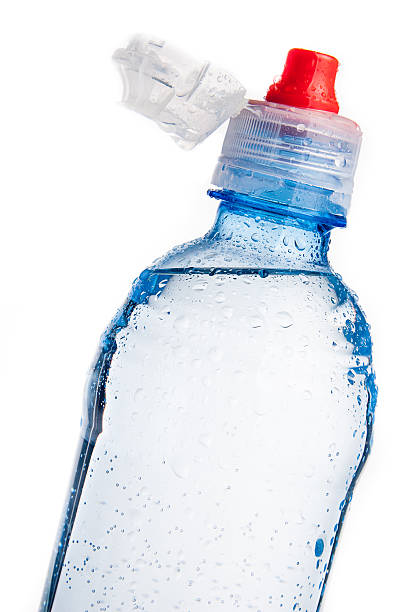 istock Plastic bottle of drinking water isolated on white 488596193