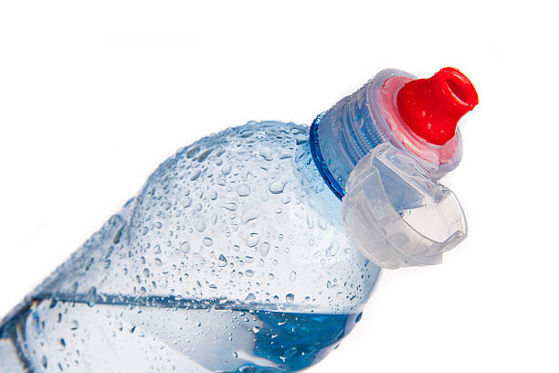 istock Plastic bottle of drinking water isolated on white 488596219