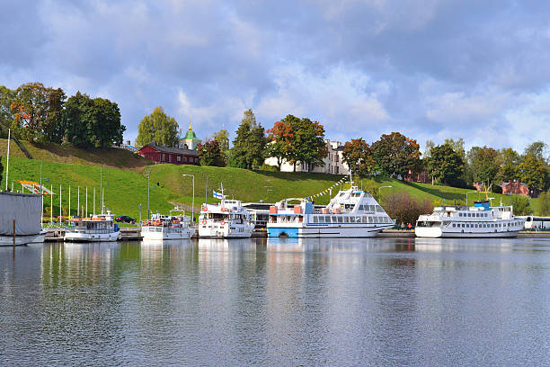 Lappeenranta, Finland Finland. Lappeenranta harbor in a cloudy autumn day lappeenranta stock pictures, royalty-free photos & images