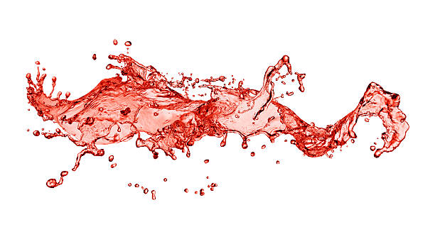 istock splash of red juice isolated on white background 488611253