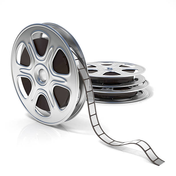 istock Film reels. Video icon. 3D render 488612250