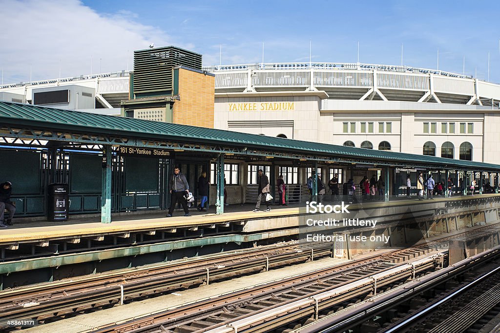 Yankee Stadium Train Station NYC Stock Photo - Image of bronx