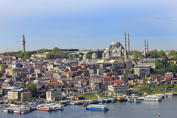 istock Crowded city of istanbul 488613241