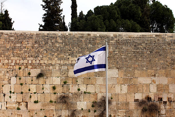 muralla occidental, jerusalén, israel - the western wall wall east city fotografías e imágenes de stock