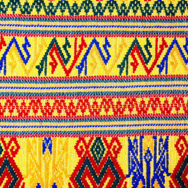 istock colorful Thailand Silk Backgrounds/Texture 488615295