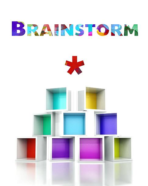 istock Brainstorm concept colorful 3d design illustration 488615991