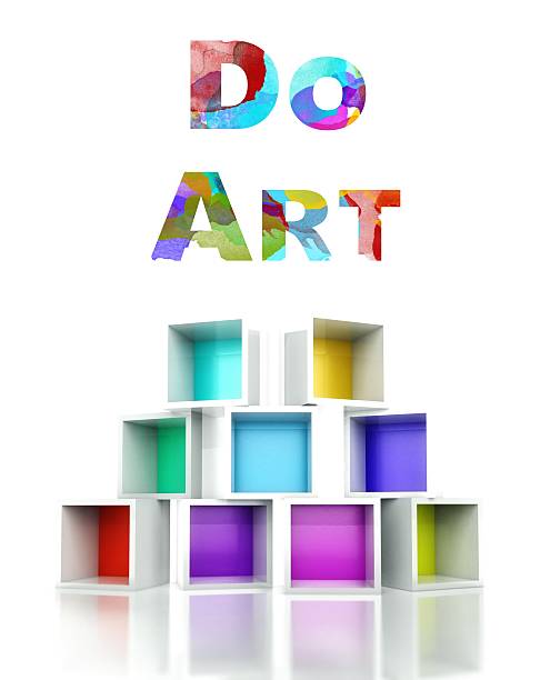istock Do art with colorful 3d design illustration 488615999