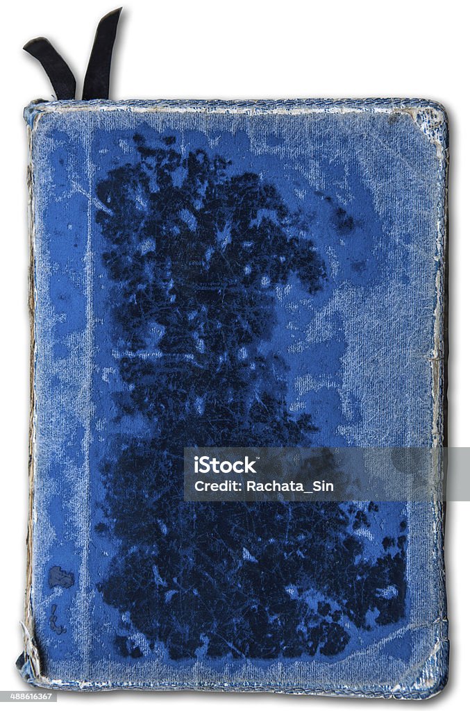 old, azul, cubierta, libro, Biblia, - Foto de stock de Azul libre de derechos