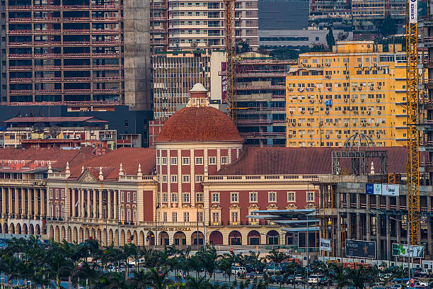 Angolan Central Bank Angolan National Bank luanda stock pictures, royalty-free photos & images