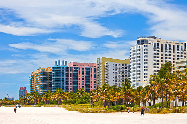 Miami Beach Florida, EUA - fotografia de stock