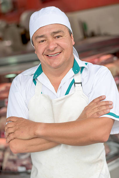 istock Butcher working at the butchery 488649428