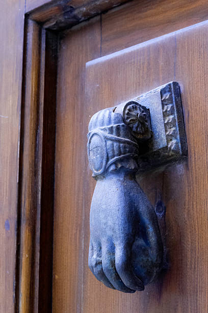 istock Doorway of prestige with clapper. 488651643