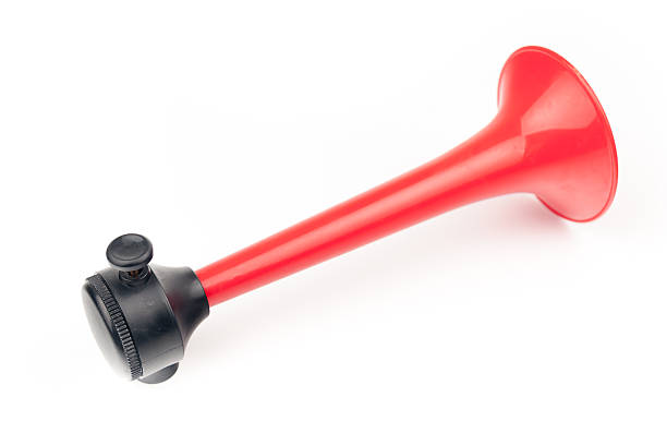 istock Vehicle horn isolated on white background 488652255