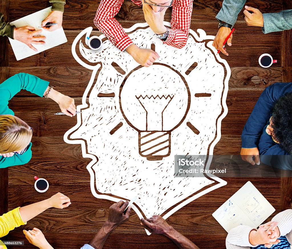 Idea Creative Creativity Imgination Innovate Thinking Concept Customized Stock Photo