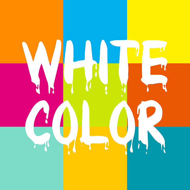 ilustrações, clipart, desenhos animados e ícones de fonte cor de fundo branco, com design - color swatch home improvement choice colors