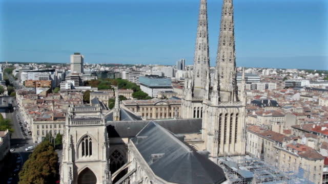 Aerial view of Bordeaux - France