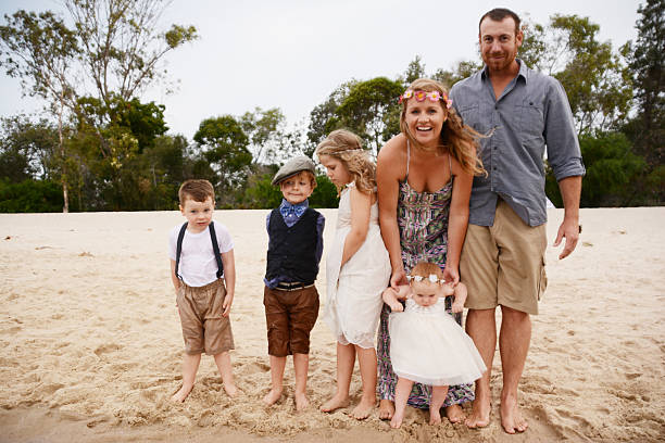 istock Cute family laughing 488660298