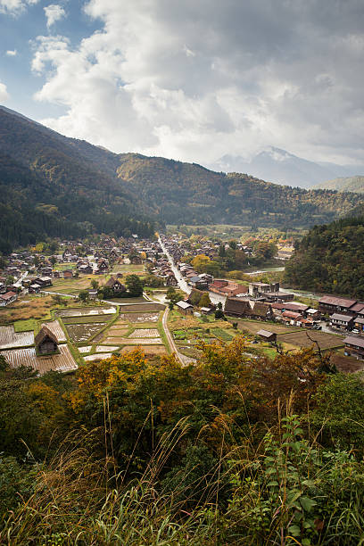 istock Wide view of Shirakawa-go 488663123
