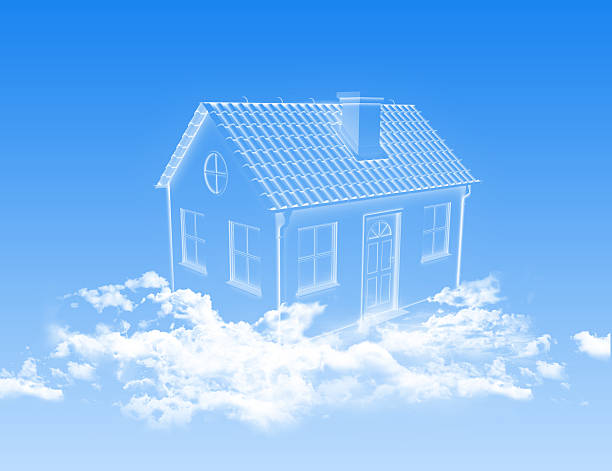 istock House of clouds in the sky 488663193