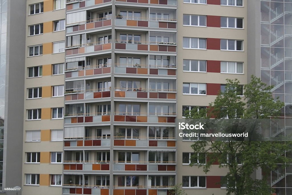 Жилые здания в центре города Дрездена - Стоковые фото Германия роялти-фри