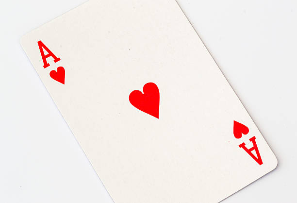 istock Macro Studio Image of Ace of Hearts Playing Card 488665154